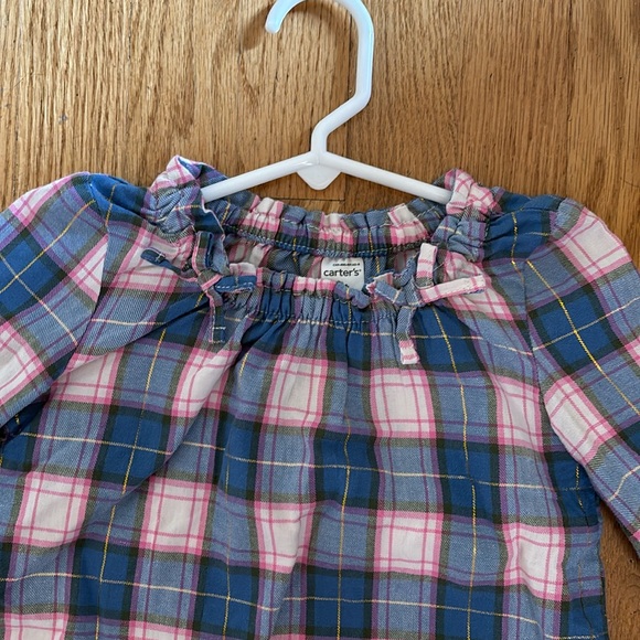 Carters Toddler Girl Plaid Top - Size 3T - Picture 8 of 8